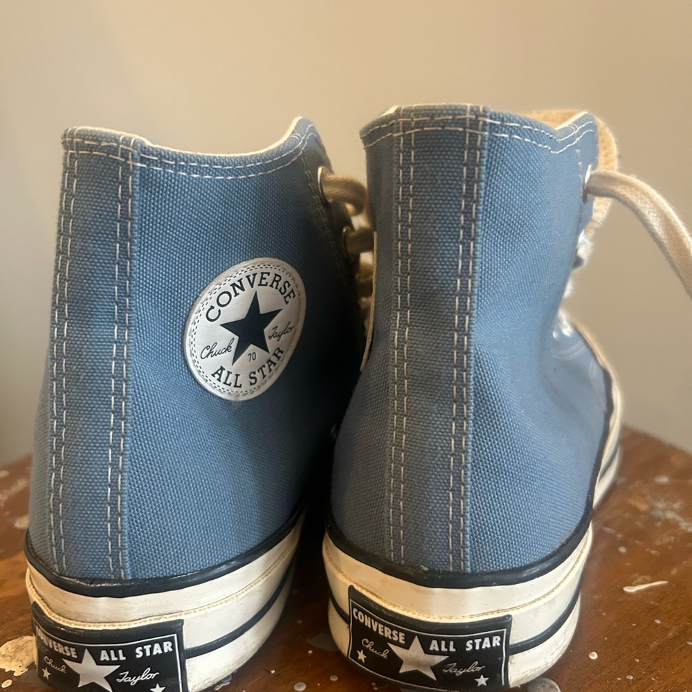 Converse Chuck Taylor Blue High-Tops - Picture 4 of 5